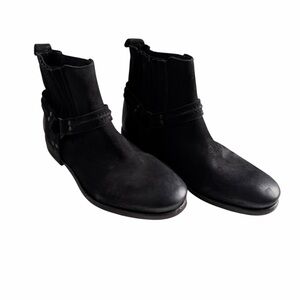 All Saints Charcoal Ankle Booties